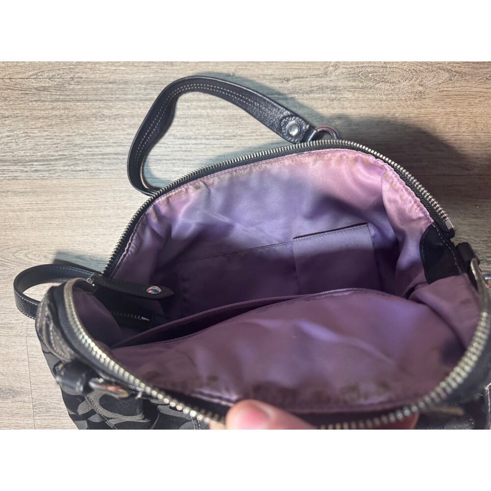 バッグ y2k COACH Madison Audrey llic Purple Coach Vintage Y2K